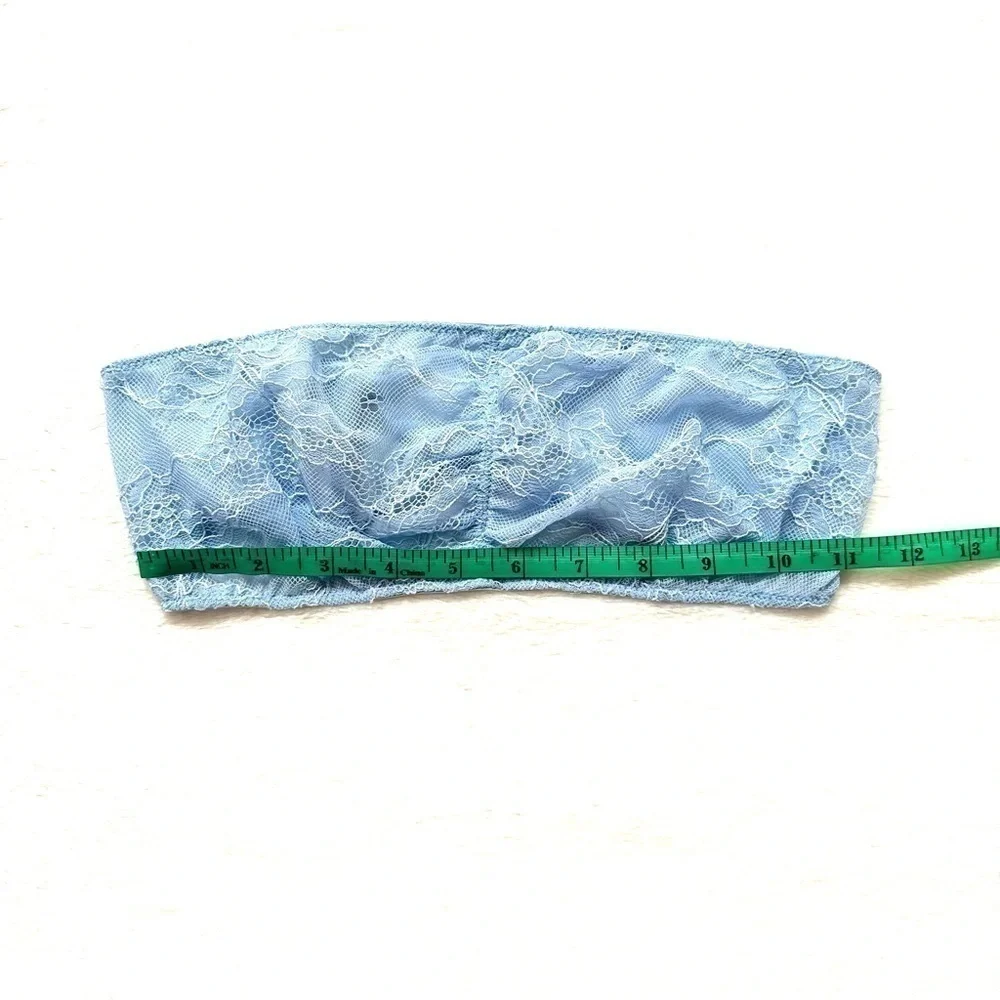 Kimchi Blue Urban Outfitters Light Blue Lace Bandeau Bralette Size M